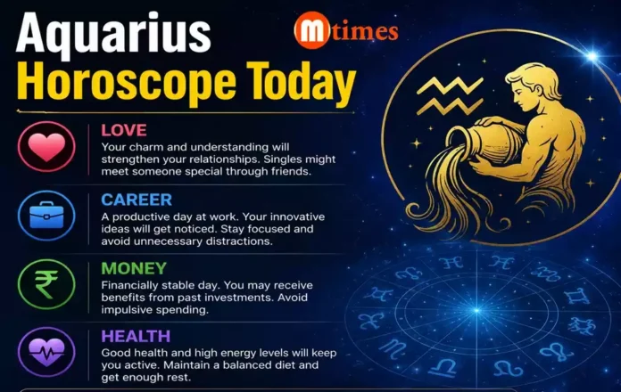Aquarius zodiac sign horoscope today for love career money and health