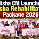 CM Mohan Majhi distributes land pattas to displaced families in Ganjam