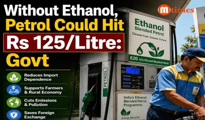 Ethanol Blending Saved Petrol From Rs 125 PerLitre Price Ethanol Blending Saved Petrol From Rs 125 PerLitre Price