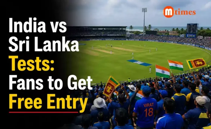 India vs Sri Lanka Tests: Fans to Get Free Entry