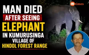 Man Died After Seeing Elephant In Kumurusinga Village Of Hindol Forest Range