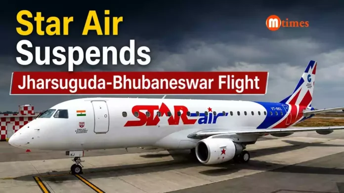 Star Air aircraft service connecting Jharsuguda and Bhubaneswar in Odisha Star Air aircraft service connecting Jharsuguda and Bhubaneswar in Odisha