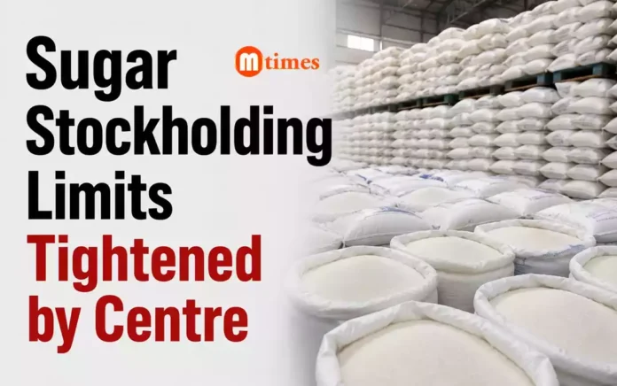 Sugar stocks at a wholesale market as Centre tightens inventory limits for bulk consumers Sugar stocks at a wholesale market as Centre tightens inventory limits for bulk consumers