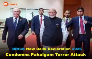 BRICS leaders at New Delhi Summit 2026