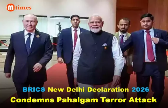 BRICS leaders at New Delhi Summit 2026