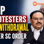 CJP Protest FIRs to Be Withdrawn, Says J P Nadda