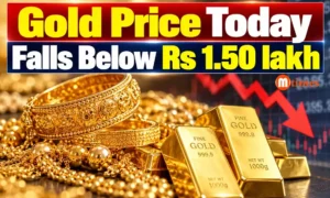 Gold price today in Delhi falls below Rs 1.50 lakh per 10 grams
