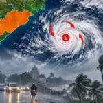 IMD forecast of Bay of Bengal low pressure and Odisha rainfall