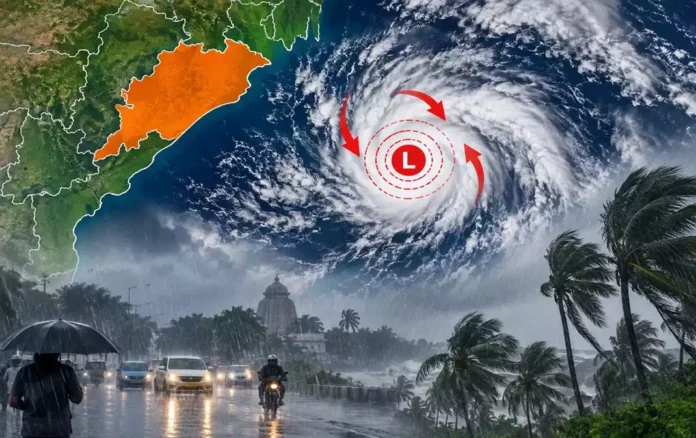 IMD forecast of Bay of Bengal low pressure and Odisha rainfall