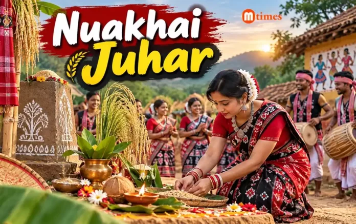 Nuakhai festival celebration in Western Odisha with traditional rituals Nuakhai festival celebration in Western Odisha with traditional rituals