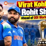 Virat Kohli and Rohit Sharma ahead of ODI World Cup 2027