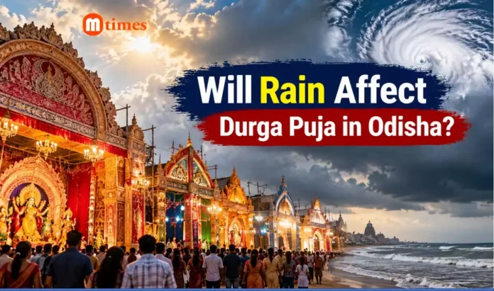 Odisha Durga Puja rain forecast Possible Bay of Bengal low pressure raises rain concerns for Durga Puja in Odisha