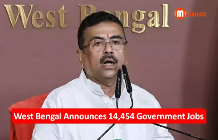 West Bengal Announces 14,454 Government Jobs West Bengal announces 14454 government jobs and Bhagini Nivedita Scheme