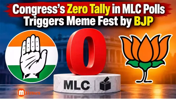 BJP leaders target Congress and Rahul Gandhi after the party's performance in MLC elections