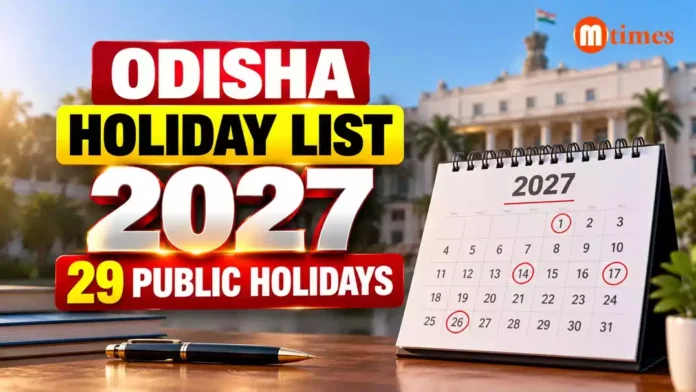 odisha-holiday-list-2027-public-holidays Odisha government announces 29 public holidays for the calendar year 2027