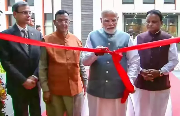 Reserve Bank of India data centre and Cybersecurity Training Institute inaugurated by Prime Minister Narendra Modi at Jatni, Odisha.