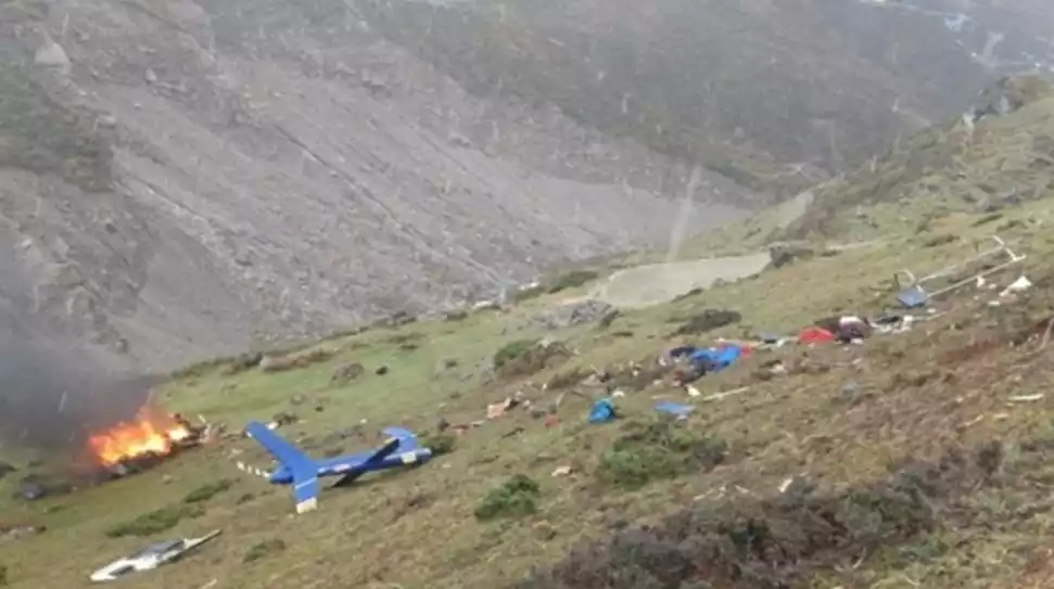 Uttarakhand Helicopter Crash: Six on Board Feared Dead Near Hathi Parvat